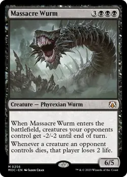 MTG March of the Machine Commander - Massacre Wurm - Image 1