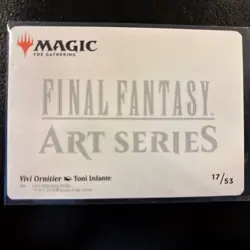Vivi Ornitier Art Card (Gold-Stamped Signature) Art Series: Final Fantasy - Image 2