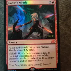 Nahiri's Wrath - Prerelease Card - Foil - Near Mint - Image 1