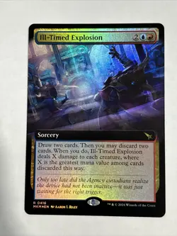 Ill-Timed Explosion FOIL - NM - MTG Karlov Manor - Magic the Gathering - Image 1
