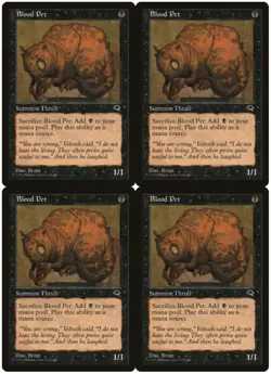MTG Blood Pet x4 Tempest Common LP Playset - Image 1