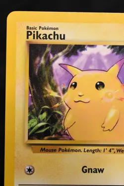 Pikachu 58/102 NM Base Set Regular Common Unlimited Pokemon TCG Card Near Mint - Image 2