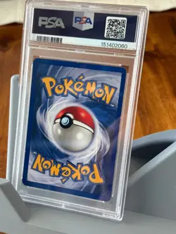 LARGE SWIRL * 2000 POKEMON BASE SET 2 #4 CHARIZARD-HOLO PSA 5 - Image 4