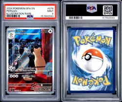 Pokemon TCG Persian 078/064 Illustration Rare Holo Shrouded Fable - PSA 9 - Image 3