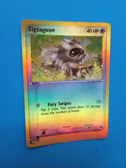 POKEMON Card Ruby & Sapphire ZIGZAGOON 79/109 REVERSE HOLO LP/EX C 2003! - Image 3