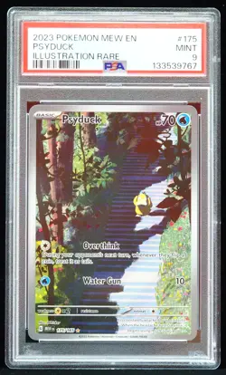 2023 Psyduck #175/165 Mew 151 PSA 9 Pokemon Card - Image 1
