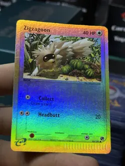 Zigzagoon 85/100 EX Sandstorm 2003 Reverse Holo e-Series Pokemon Card TCG - Image 5