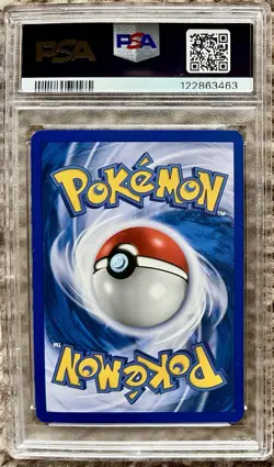 2000 Pokemon Rocket Prerelease #8 Dark Gyarados Holo PSA 8 - Image 2