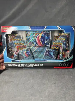 Pokemon Greninja EX & Kingdra EX Special Collection Box – Brand New / Sealed - Image 1