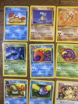Vintage Pokemon 1st Edition Lot of 24 cards - Jungle, Fossil - Image 2