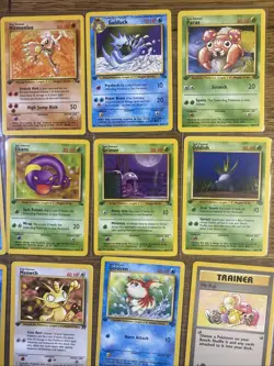 Vintage Pokemon 1st Edition Lot of 24 cards - Jungle, Fossil - Image 3