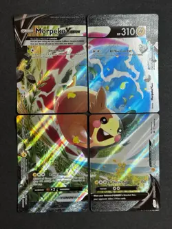 Morpeko V-UNION Set of Four SWSH215 SWSH216 SWSH217 SWSH218 Pokemon TCG NM/MINT - Image 1