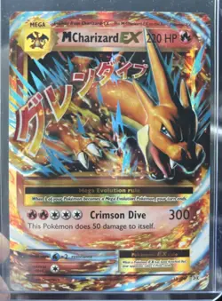 Pokemon TCG M Charizard EX 13/108 Evolutions 2016 Holo Ultra Rare Card - Image 1