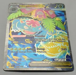 Mega Venusaur EX 155/132 - Pokemon TCG - Full Art Holo Ultra Rare (+Bonus Card) - Image 2