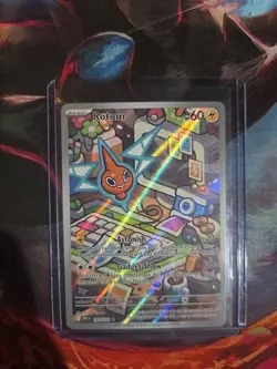 Pokemon TCG Rotom 197/182 Destined Rivals Illustration Rare - Image 1