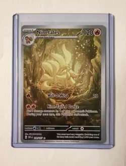 Ninetales 199/197 Pokemon TCG Scarlet Violet Obsidian Flames NM/M Holo Rare - Image 1
