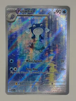 Poliwhirl 176/165 Illustration Rare Pokemon 151 NM Near Mint (Copy A) - Image 1