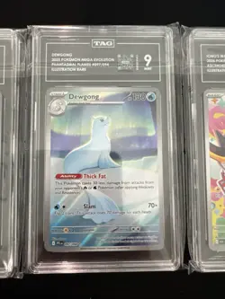 Lot Of Three Graded Pokemon Cards - Image 3