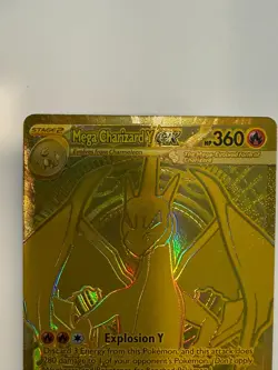 2026 POKEMON ASCENDED HEROES #294/217 Mega Charizard Y Ex Gold Hyper Rare - Image 2