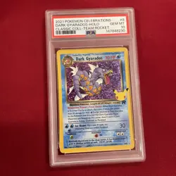 GRADED PSA 10 2021 Pokemon Celebrations Dark Gyarados-Holo Classic Coll #8 - Image 1