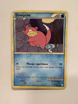 Pokemon Slowpoke 81/123 HeartGold & SoulSilver Spanish - Image 1