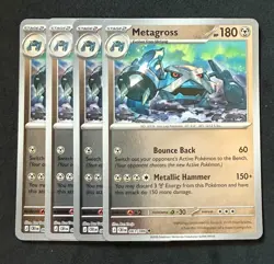 Pokemon TCG - Metagross 061/086 Rev Holo Playset (x4) Chaos Rising - Image 1