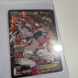 Pokemon Team Magma's Groudon EX Full Art Holo Double Crisis 15/34 Ultra Rare - Image 1