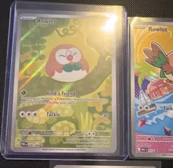 Pokemon TCG Rowlet Basic Card Lot 3 Holo & Regular 090/088, 043, 010/088 English - Image 1