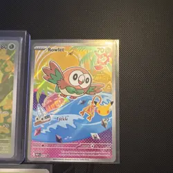 Pokemon TCG Rowlet Basic Card Lot 3 Holo & Regular 090/088, 043, 010/088 English - Image 2