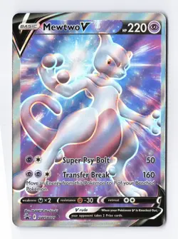 mewtwo v swsh229 promo - Pokemon TCG black star promo near mint - Image 1