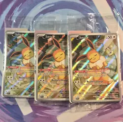 Pokemon Sealed Eevee SVP Black Star Promo Basic Holo SVP 173 - 2025 - Image 4