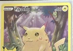 Pikachu 005/025 Holo Full Art 2021 Pokemon Celebrations 25th Anniversary Card - Image 2