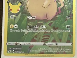 Pikachu 005/025 Holo Full Art 2021 Pokemon Celebrations 25th Anniversary Card - Image 3