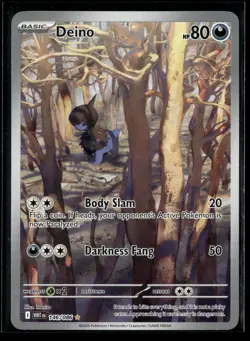 Deino 146/086 Holo Illustration Rare White Flare Pokemon NM/M - Image 1