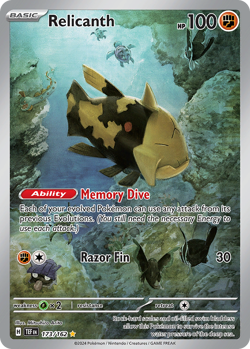 Relicanth 173/162 Illustration Rare Temporal Forces Pokemon NM/M - Image 4