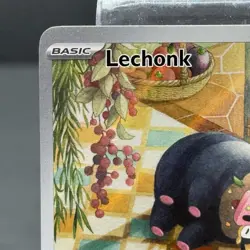 Pokemon Lechonk 209/197 SV03: Obsidian Flames Illustration Rare NM - Image 2