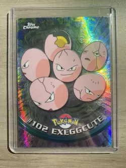 2000 Topps Chrome Pokemon TV Animation Edition Series 2 Spectra Exeggcute #102 - Image 1