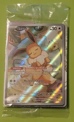 Eevee SVP 173 Black Star Promo Prismatic Evolutions Pokemon TCG Sealed! - Image 1