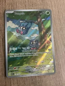 Pokemon TCG Tangela Illustration Rare Scarlet & Violet 151 Holo Card 178/165 - Image 1
