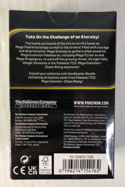 Chaos Rising Booster Bundle Pokemon TCG New Sealed In Hand 6 Packs - Image 3