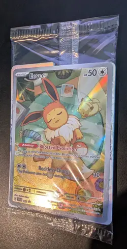 Eevee PROMO SVP 173 Prismatic Evolutions ETB SEALED Card Pokemon TCG Near Mint - Image 2