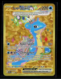 Pokemon 2024 Scarlet & Violet Lapras EX #SVP EN 164 - Image 1