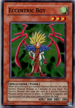 Eccentric Boy DP09-EN014 Super Rare Unlimited Yugioh - Image 1