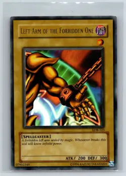 Left Arm of the Forbidden One LOB-123 Legend of Blue Eyes Yu-Gi-Oh Unlimited NM - Image 1