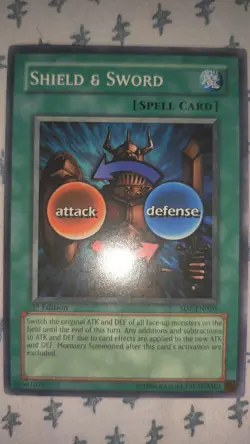 Yu-Gi-Oh! TCG Shield and Sword SD7-EN020 1st Edition Common NM English Vintage - Image 1