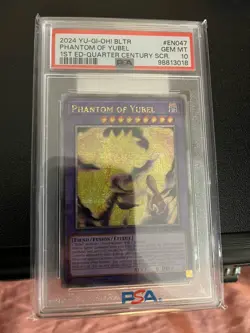 2024 YU-GI-OH! BLTR-BATTLES OF LEGEND: TERMINAL REVENGE PHANTOM OF YUBEL PSA 10 - Image 2