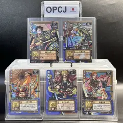 Luffy Pirates 2004 WJ-09 ～ WJ-13 One Piece Card Game Jump Promo Japanese Vintage - Image 1