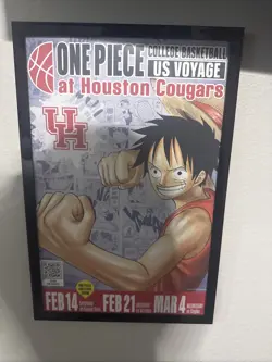 SEALED Monkey.D.Luffy College BBALL US Voyage P-055 One Piece Promotion - Image 4