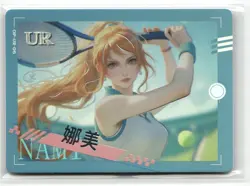 NAMI ROBIN TENNIS UR OP-UR-06 BEYOND THE OCEAN One Piece Anime Collectible Card - Image 1