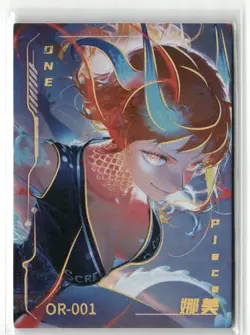 NAMI OR OR-001 Holographic One Piece Collectible Anime Card - Image 1